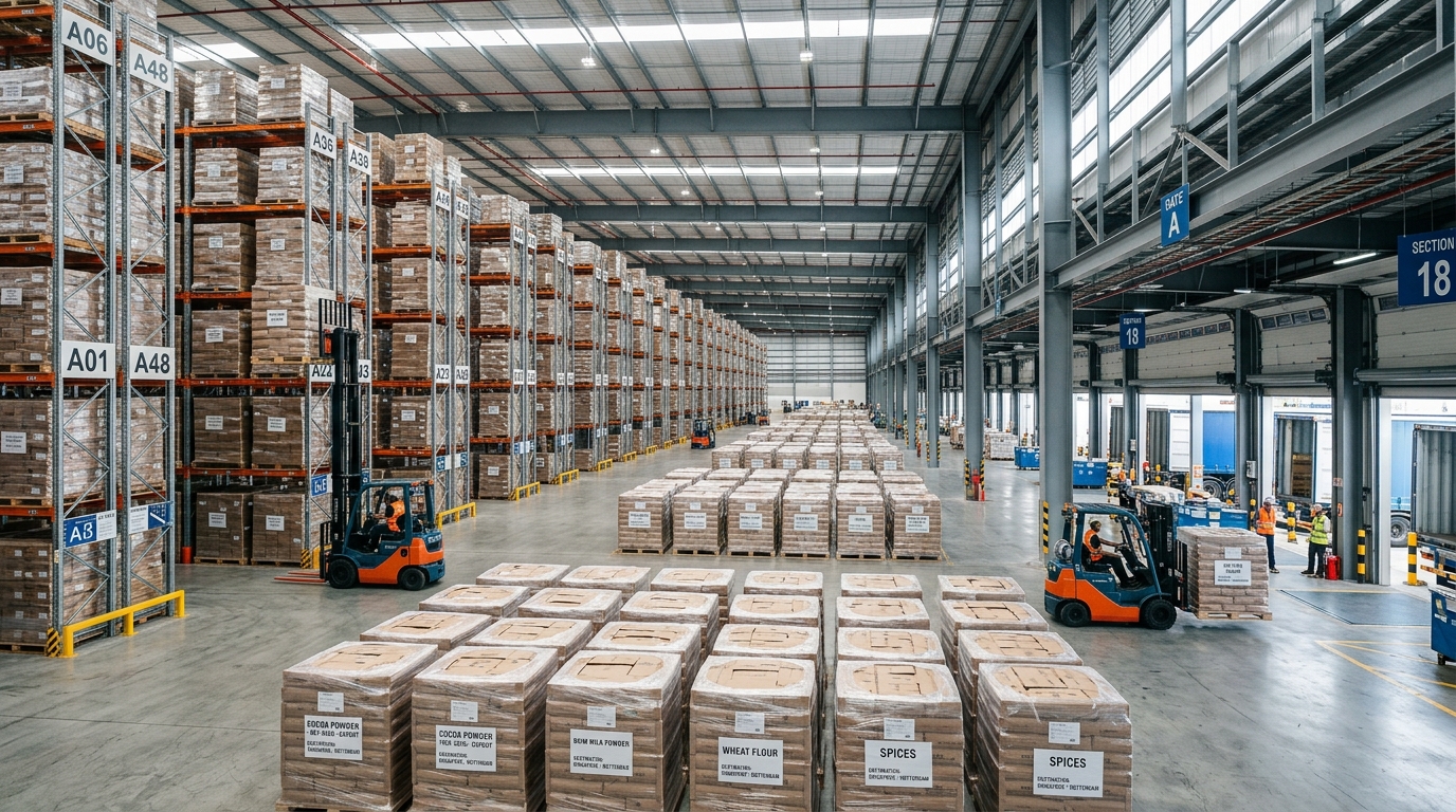 Food ingredient warehouse